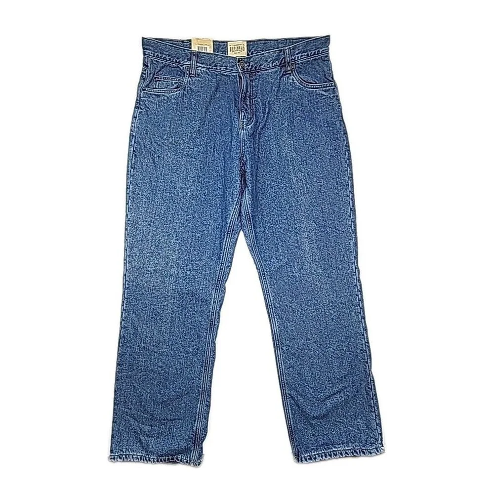 Red Head Jeans Fleece Lined Denim Size 40 x 32 Relaxed Men's Medium Wash NEW